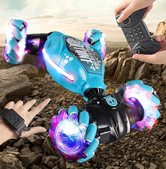🔥  New Twist Car 🔥All Terrains Monster Trucks for Boys Gesture RC Stunt Car 360° Flips for Age 4-12